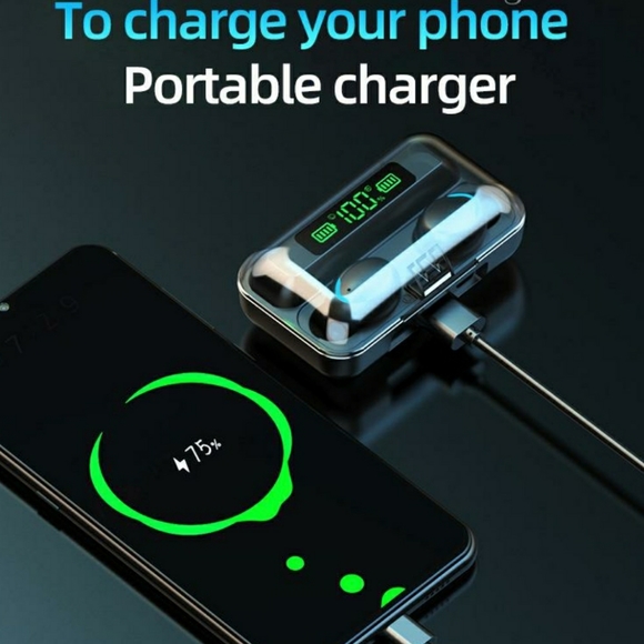 👀WIRELESS WATERPROOF BLUETOOTH & 🔋 BANK - Picture 3 of 11